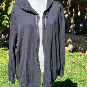 Muk Luks Black Graphic Hoodie